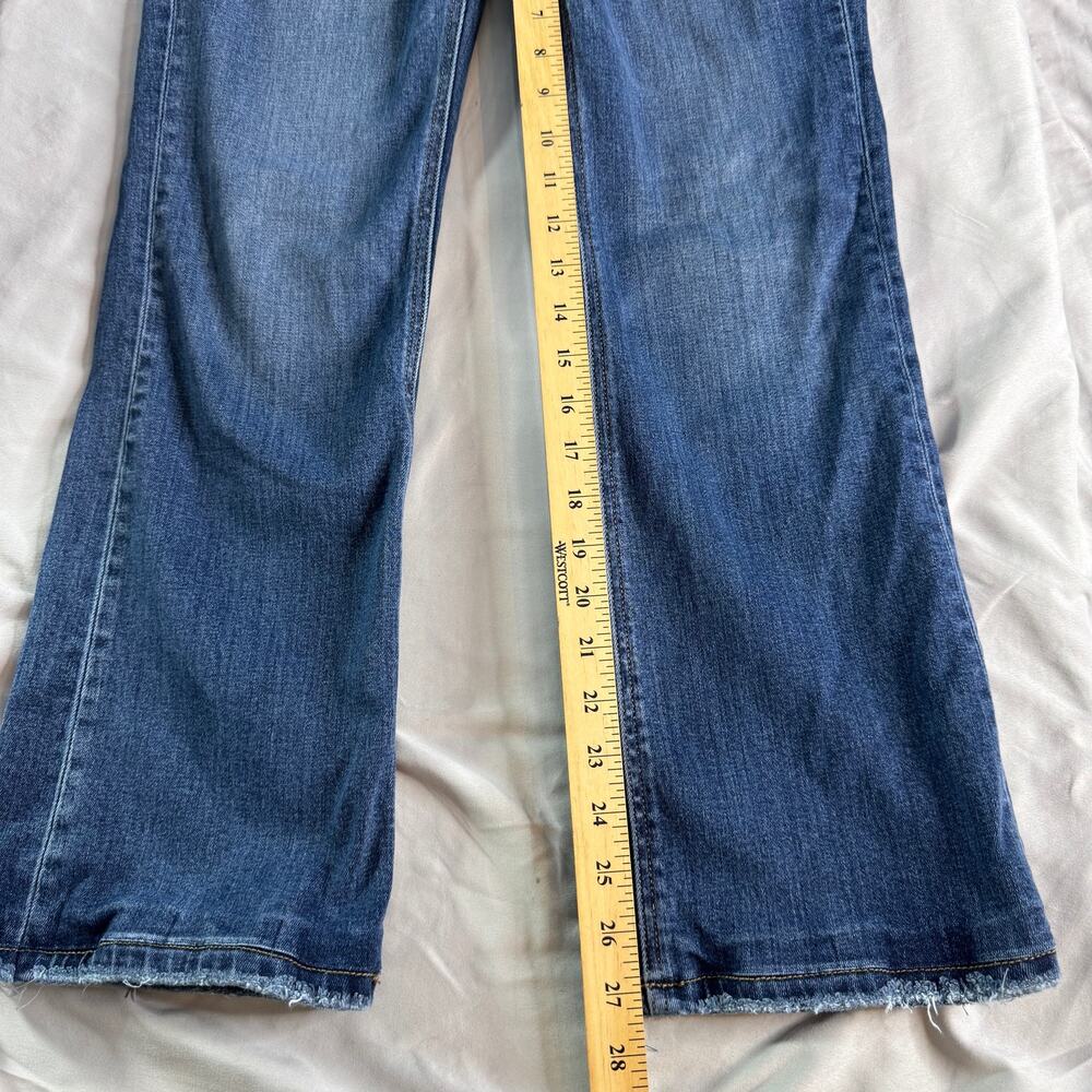 Lovervet x ALB Straight Leg Jeans Womens 29/9 Medium Wash Stretch Denim - Picture 7 of 10
